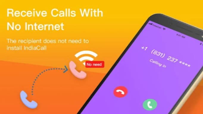IndiaCall - مكالمة هاتفية مجانية للهند