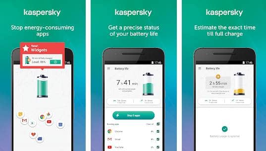 عمر بطارية Kaspersky: Saver & Booster عمر بطارية Kaspersky: Saver & Booster