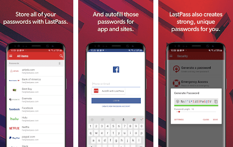 LastPass şifre yöneticisi