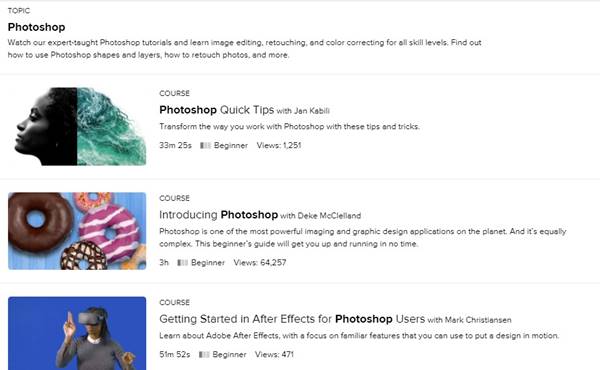 أفضل 10 مواقع لتعلم فوتوشوب Photoshop مجانًا 3