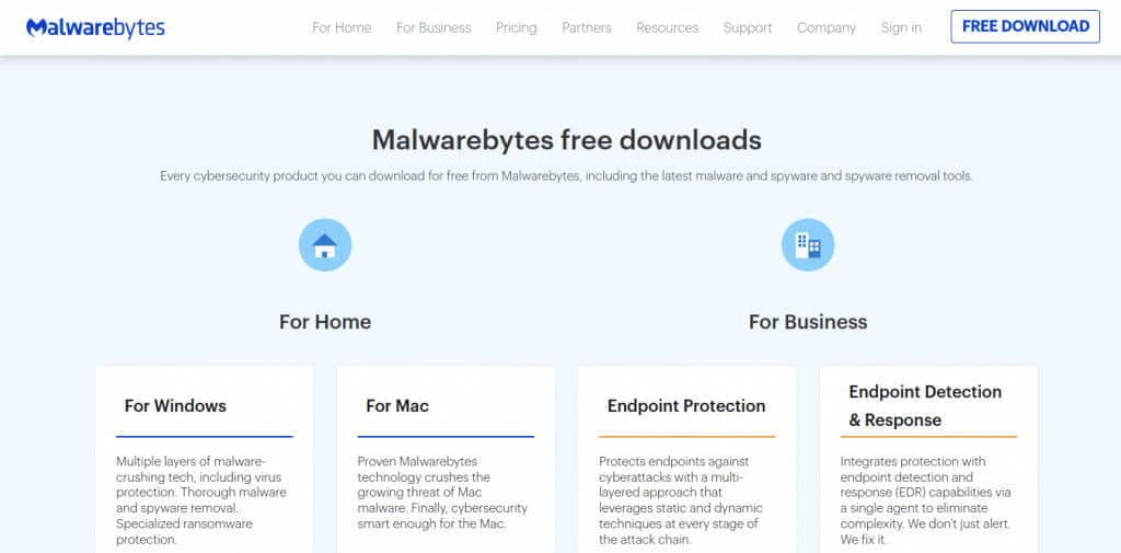 A letöltött fájlok ellenőrzése a Malwarebytes segítségével