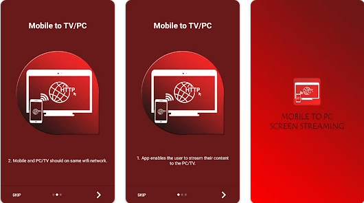 صورة من تطبيق Mobile to PC