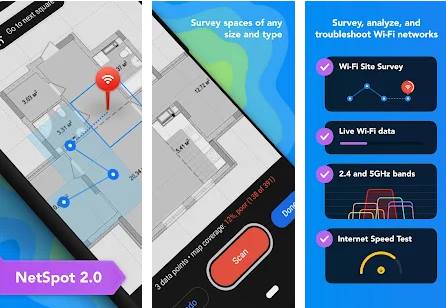 محلل NetSpot WiFi