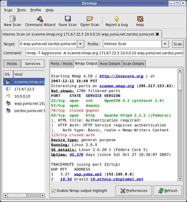 Nmap 20 من أفضل أدوات القرصنة لـ ويندوز و لينكس و ماك 2023 2022