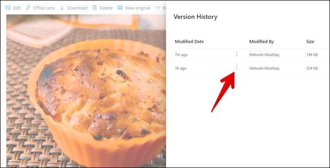 OneDrive-ਵਰਜਨ-ਇਤਿਹਾਸ-ਰੀਸਟੋਰ-ਫੋਟੋ