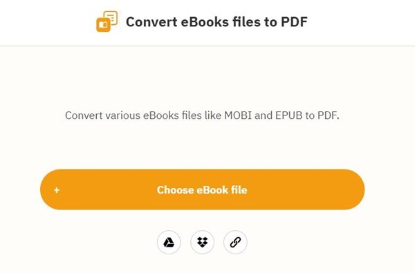 Setšoantšo se tsoang webosaeteng ea PDF Converter