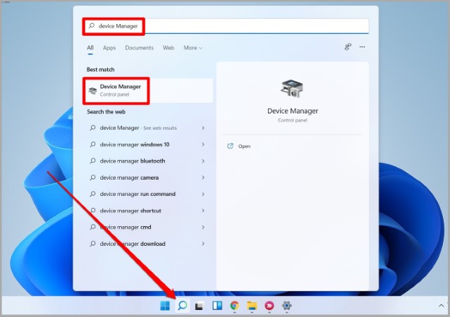 Device Manager ကိုဖွင့်ပါ။