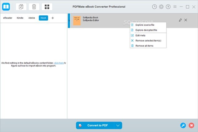 Setšoantšo se tsoang ho PDFMate eBook Converter
