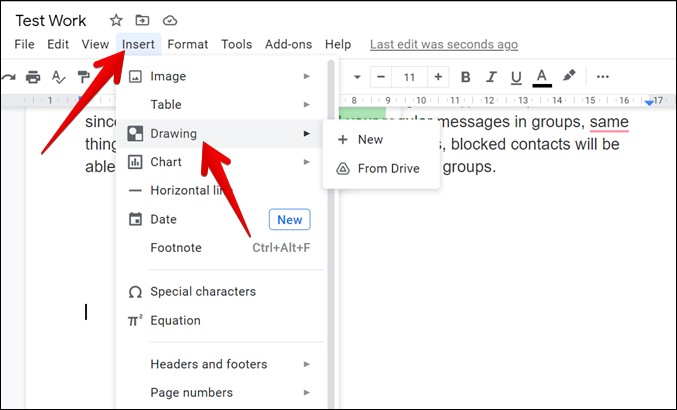 Google Documents - Tambahkan Gambar Google