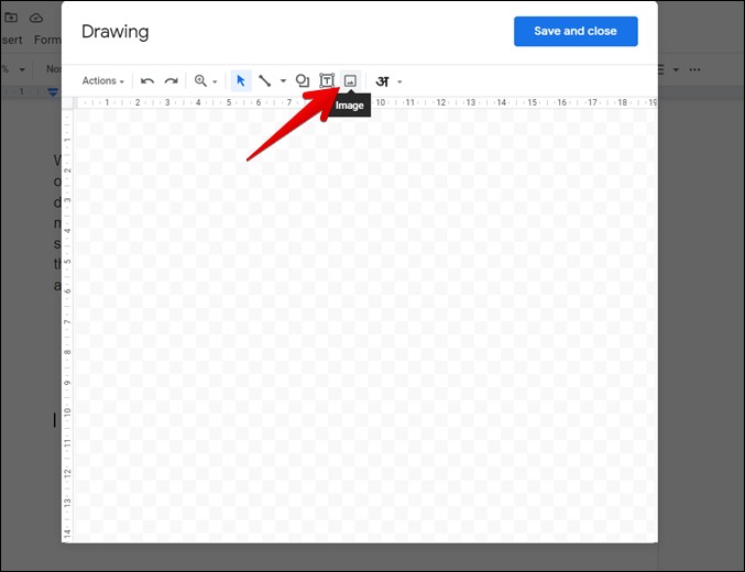 Документи на Google Додадете слика Google Drawing