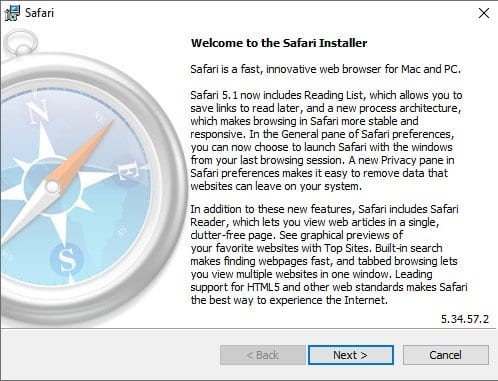 descargar navegador safari para windows 10