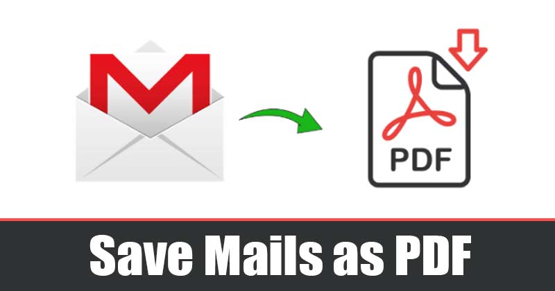 كيفية حفظ رسائل Gmail بصيغة PDF