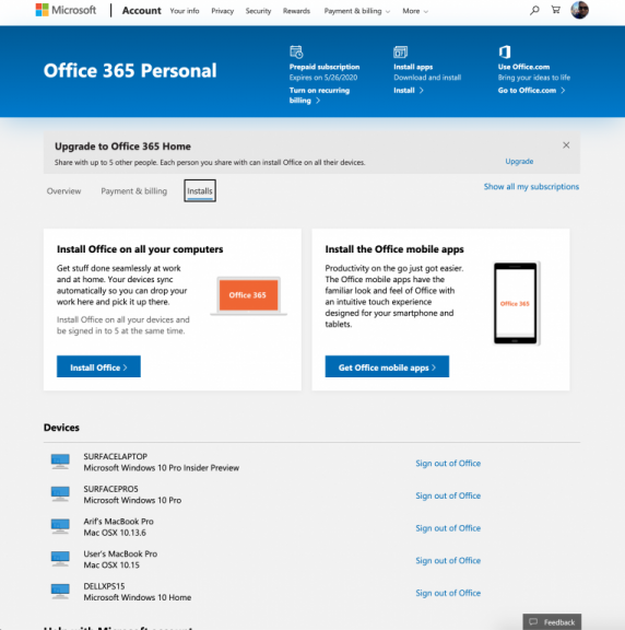 اپنے Office 365 سبسکرپشن کو کیسے منظم، منسوخ یا تبدیل کریں - onmsft. کام - 21 اکتوبر 2019