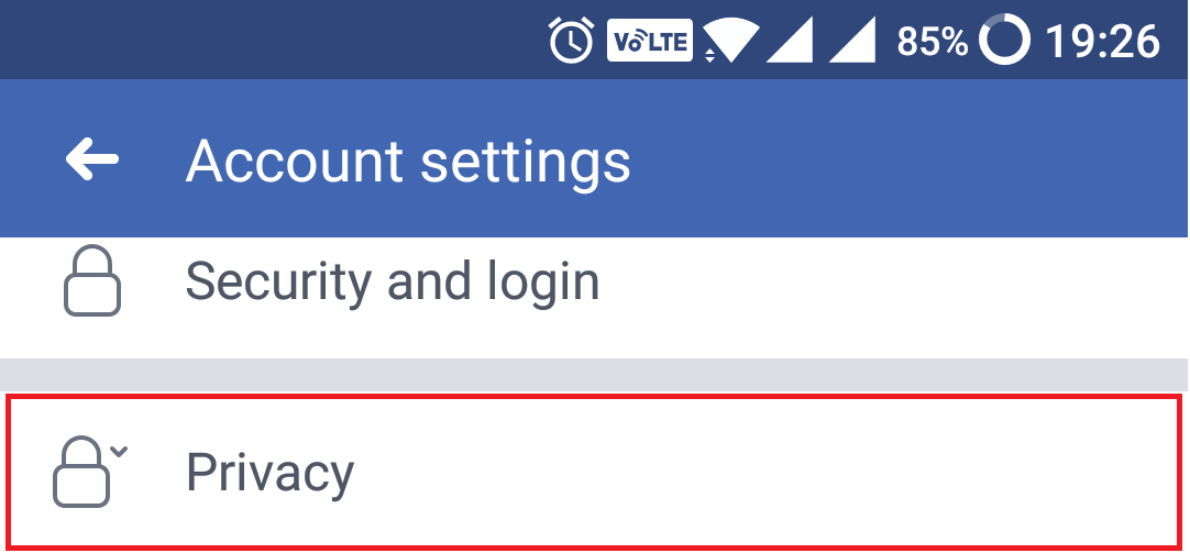 إعدادات الخصوصية في Facebook