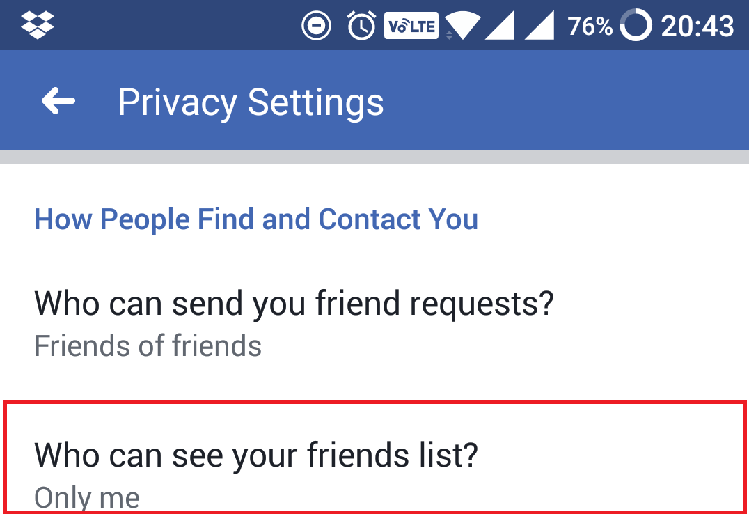 قوائم الأصدقاء إعدادات الخصوصية في الفيسبوك