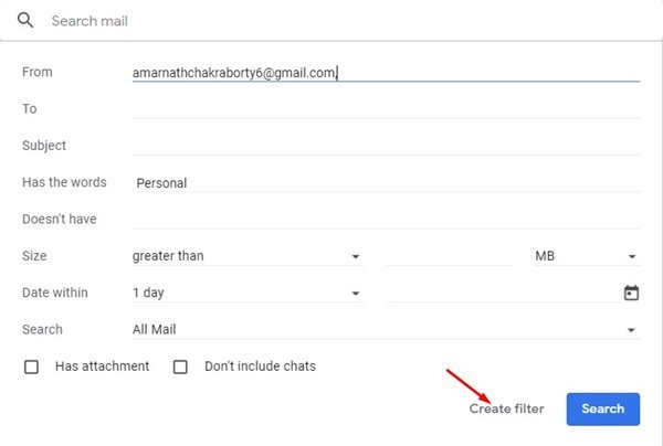 كيفية إعادة توجيه رسائل البريد الإلكتروني المحددة تلقائيًا إلى Gmail آخر 1