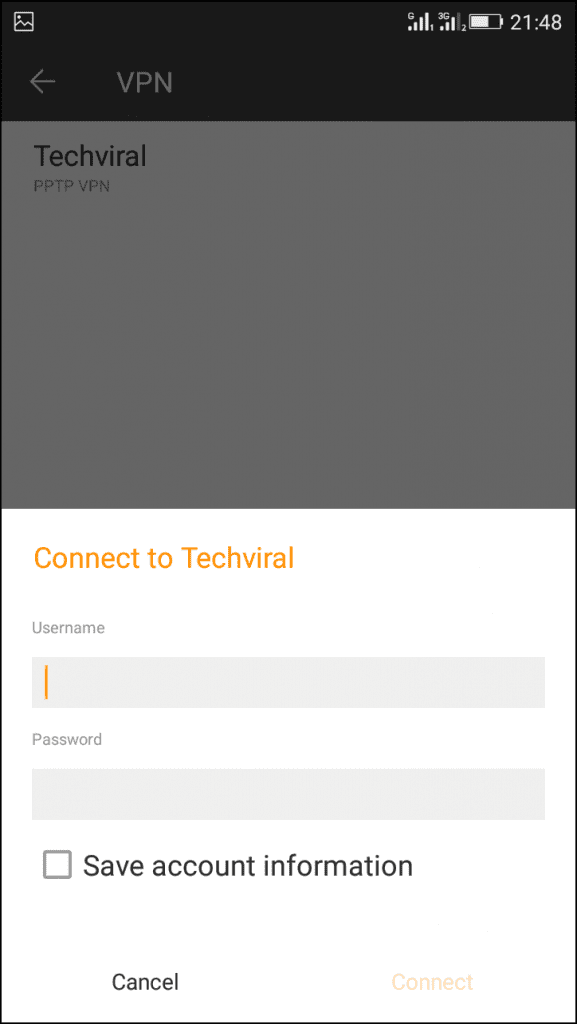 قم بإعداد VPN على جهاز Android يدويًا
