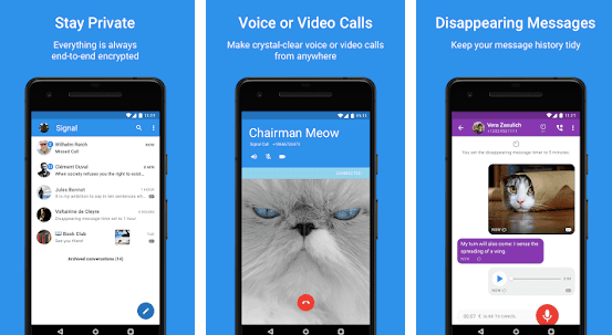 تطبيق Signal Private Messenger