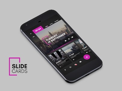بطاقات الشرائح KLWP الموضوعات