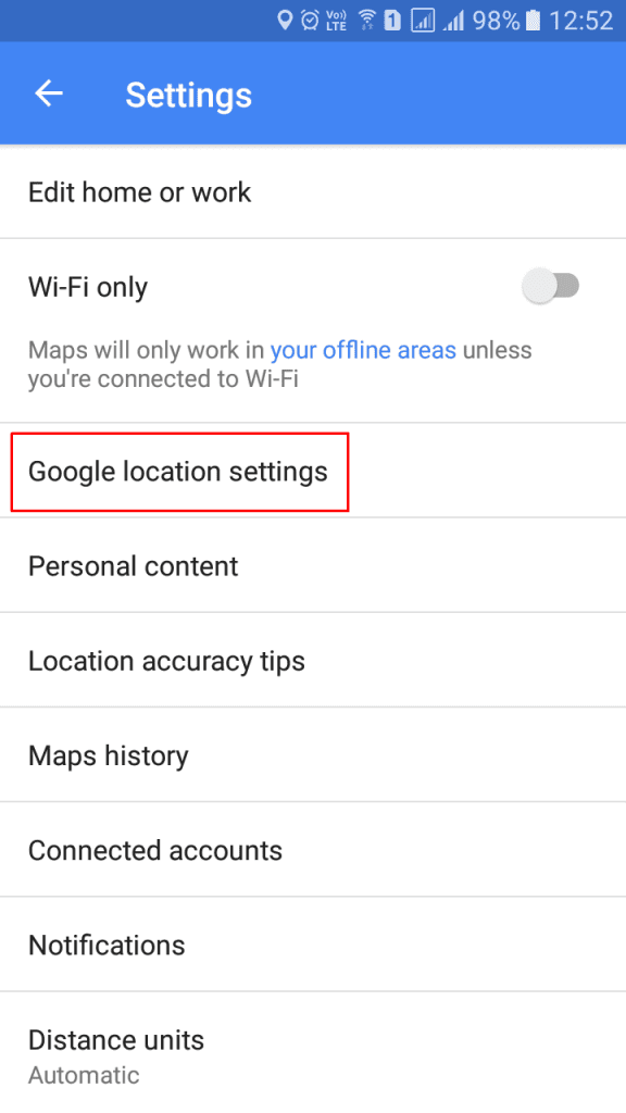 Google Settings