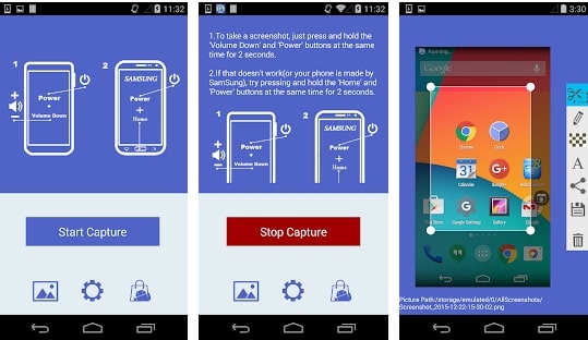 أفضل 12 تطبيق لقطة شاشة لنظام Android (بدون رووت) 1
