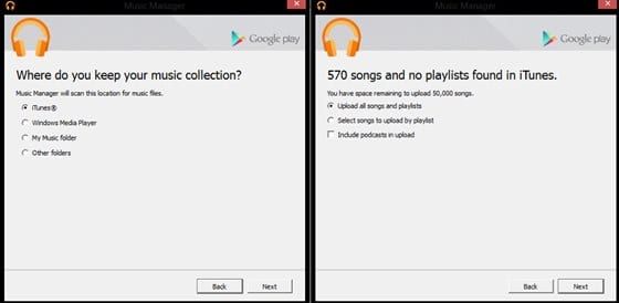 مزامنة iTunes مع Android باستخدام موسيقى Google Play