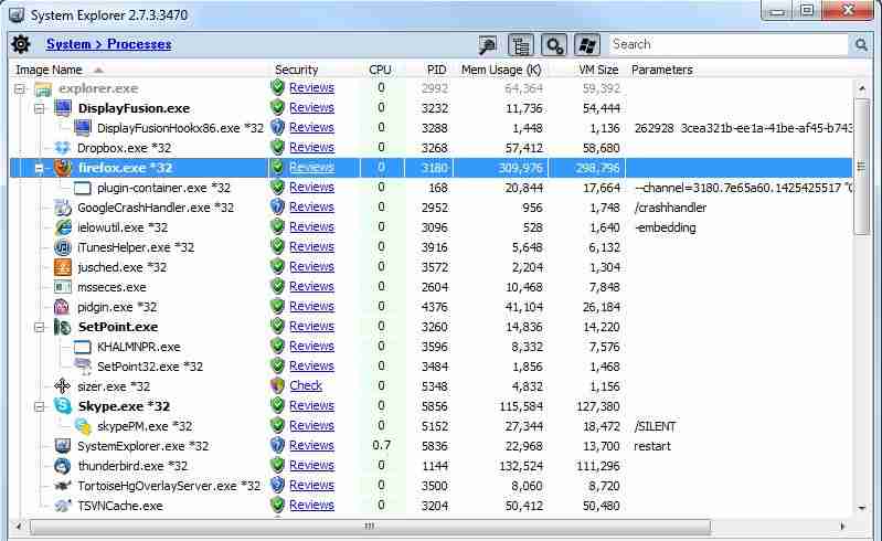 System Explorer