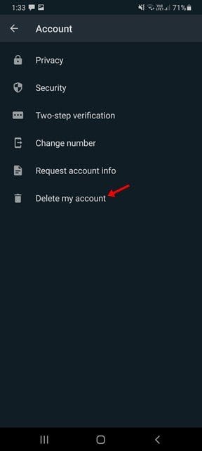 كيفية حذف حساب واتساب الخاص بك - Android و iOS 4