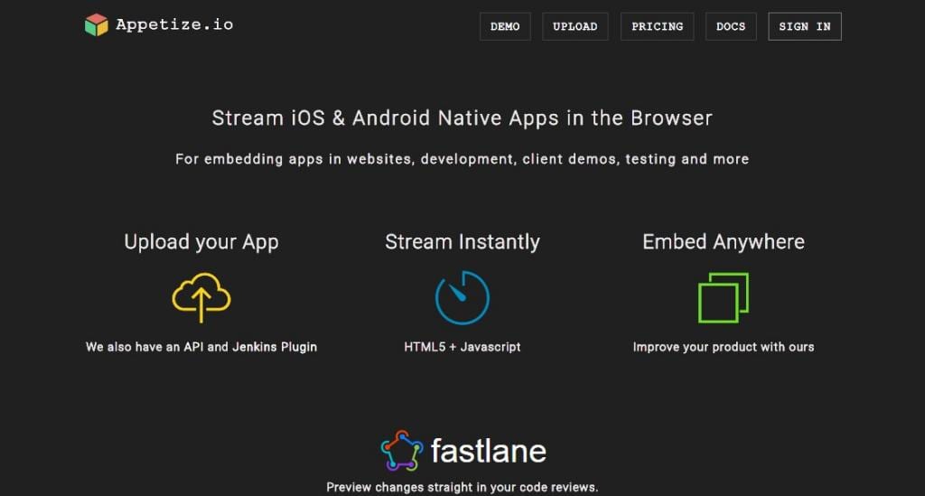 appetize.io | قم بتشغيل تطبيقات ios على جهاز الكمبيوتر