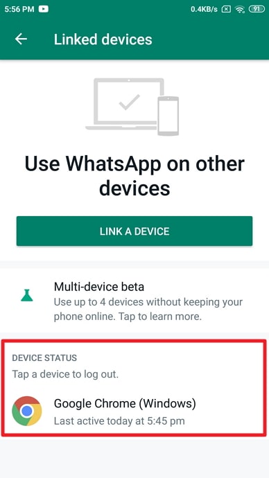 Whatsapp web login