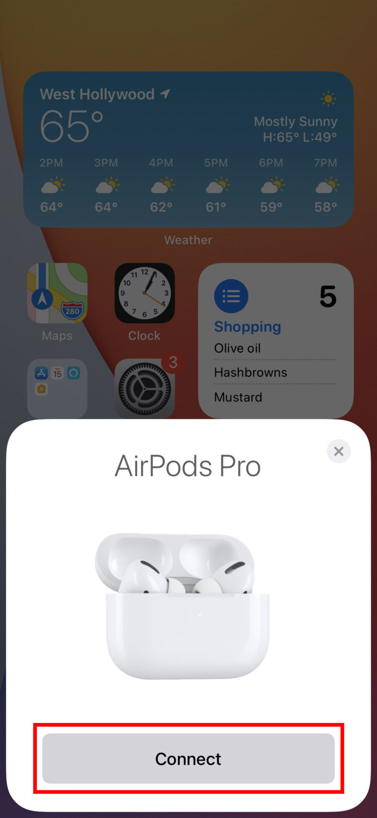 كيفية توصيل AirPods الخاص بك بجهاز ايفون 2