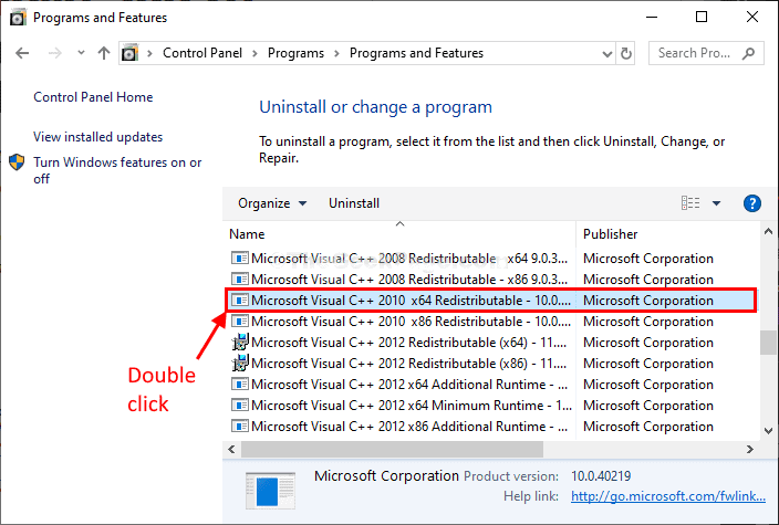 افتح Microsoft Visual C ++