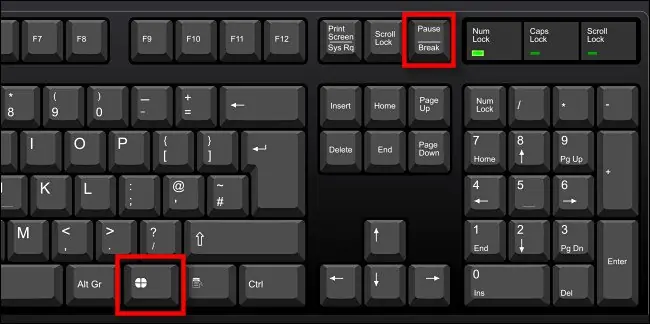 استخدام اختصار لوحة المفاتيح