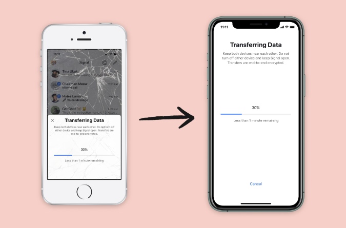 كيفية النسخ الاحتياطي واستعادة رسائل سيجنال 3 استعادة رسائل الإشارة على iPhone