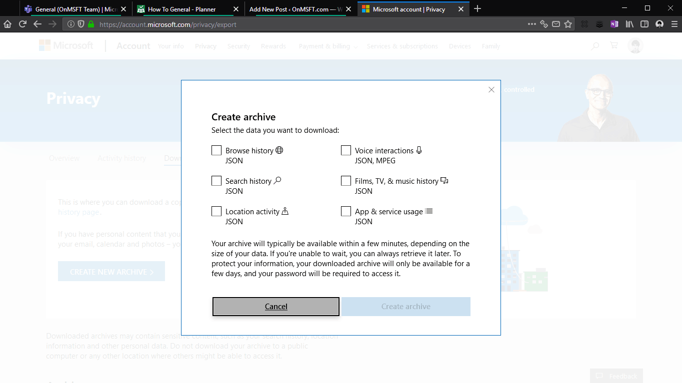 Ata o le la'uina o fa'amaumauga a Microsoft