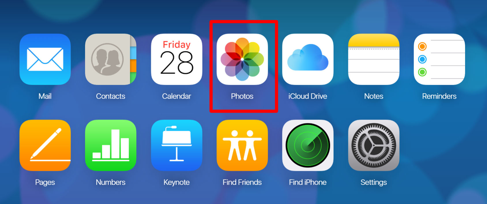 صور iCloud