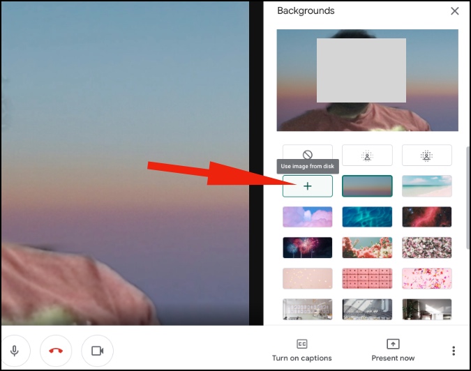 Usba ang wallpaper sa google meet