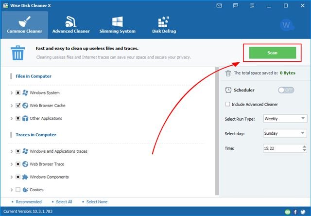 تحميل Wise Disk Cleaner للكمبيوتر 3