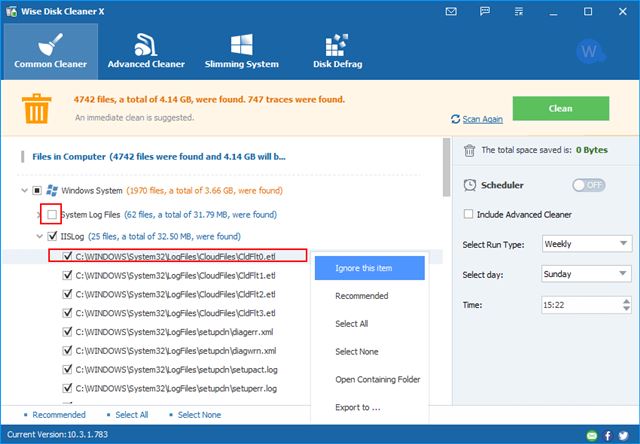 تحميل Wise Disk Cleaner للكمبيوتر 4