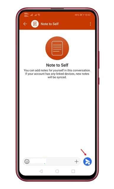 كيفية تمكين واستخدام ميزة "Note to Self" الخاصة بـ Signal 4