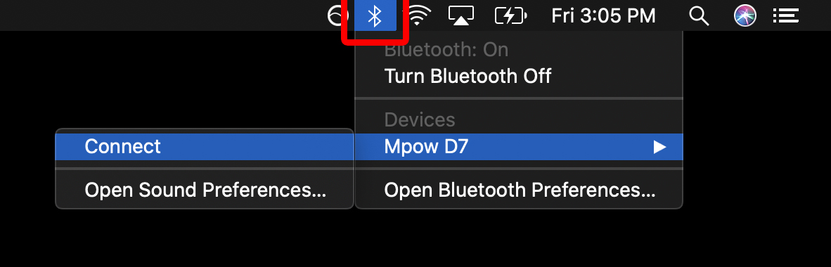 كيفية توصيل سماعات رأس Bluetooth بجهاز كمبيوتر Mac