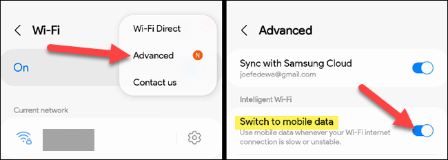 لماذا يستمر هاتفي في قطع الاتصال بشبكة واي فاي Wi-Fi 6