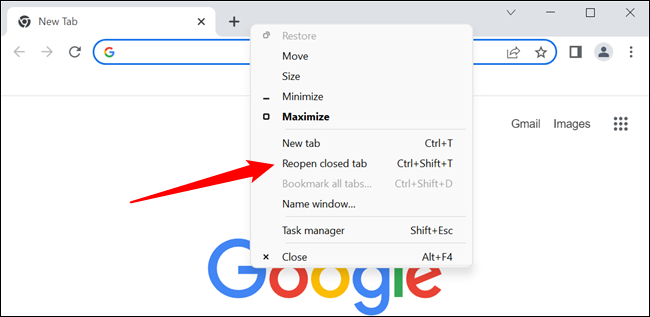 كيفية استعادة علامات التبويب المغلقة مؤخرًا في Chrome و Firefox و Opera و Internet Explorer و Edge 2