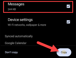 كيفية نقل رسائل iPhone النصية إلى Android 17