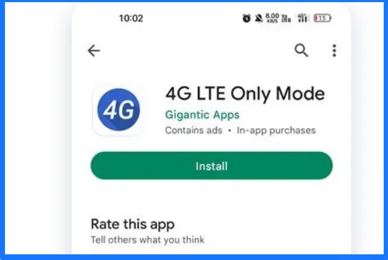 كيفية فرض وضع 4G LTE فقط على أجهزة Android 1