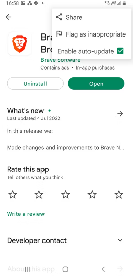 كيفية تعطيل تحديثات التطبيقات التلقائية على Android 7