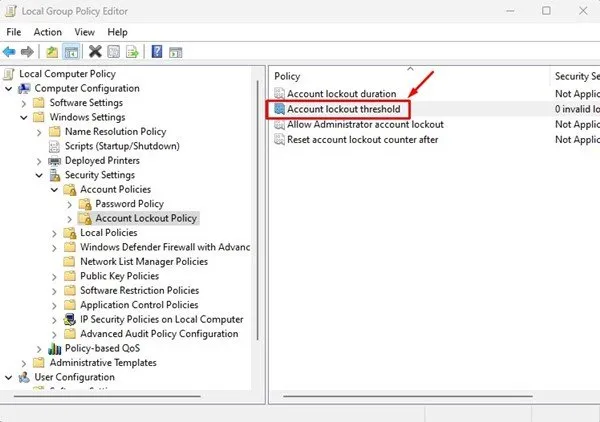 كيفية تغيير حد تأمين الحساب في Windows 11 4