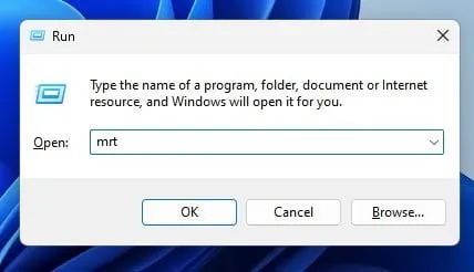 كيفية إزالة البرامج الخطرة من Windows 11 (MSRT) 3