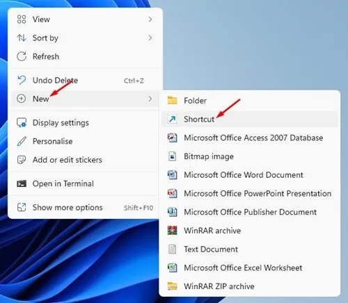 كيفية إضافة اختصار ايقاف التشغيل في شريط مهام Windows 11 2 كيفية إضافة اختصار ايقاف التشغيل في شريط مهام Windows 11 2
