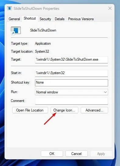 كيفية إضافة اختصار ايقاف التشغيل في شريط مهام Windows 11 7